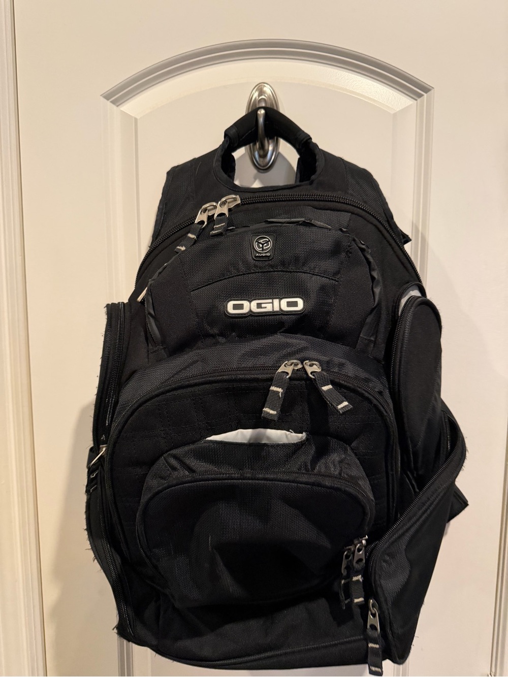 OGIO Black Backpack with Multiple Front Pockets